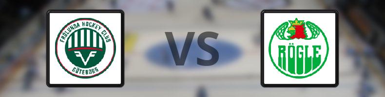Frölunda - Rögle odds, speltips, resultat i SHL