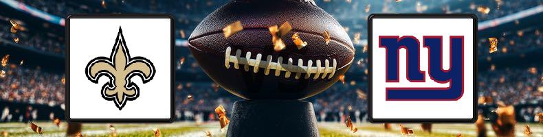 New Orleans Saints - New York Giants odds, speltips, resultat i NFL