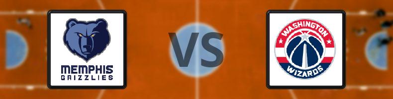Memphis Grizzlies - Washington Wizards odds, speltips, resultat i NBA