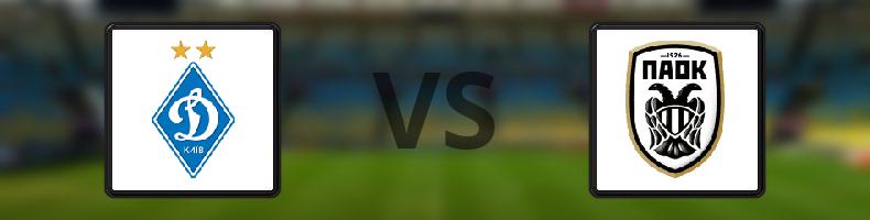 Dynamo Kiev - Paok odds, speltips, resultat i Europa League