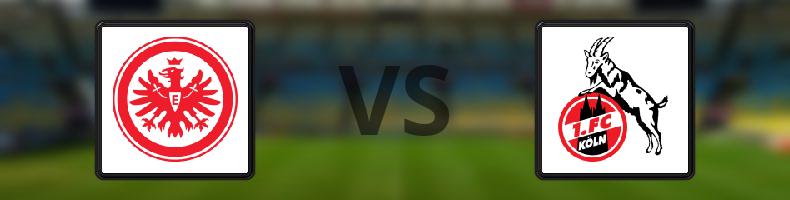 Eintracht Frankfurt - FC Köln odds, speltips, resultat i Bundesliga
