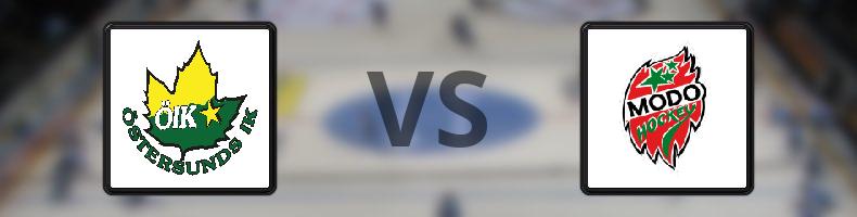 Östersunds IK - MODO odds, speltips, resultat i HockeyAllsvenskan
