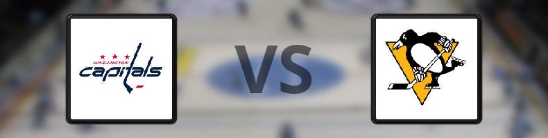 Washington Capitals - Pittsburgh Penguins odds, speltips, resultat i NHL