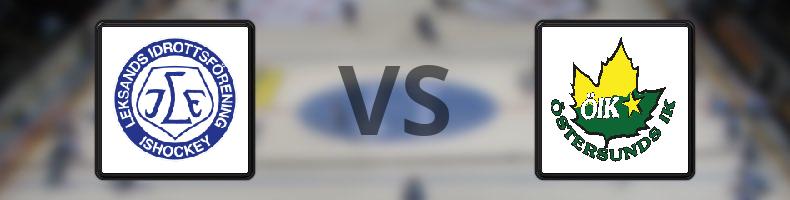 Leksand - Östersunds IK odds, speltips, resultat i HockeyAllsvenskan