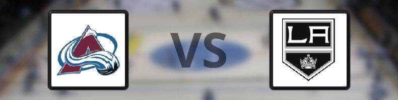 Colorado Avalanche - Los Angeles Kings odds, speltips, resultat i NHL