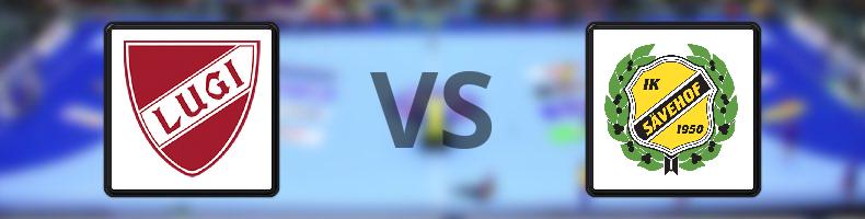 Lugi - Sävehof odds, speltips, resultat i Handbollsligan herrar