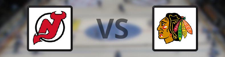 New Jersey Devils - Chicago Blackhawks odds, speltips, resultat i NHL
