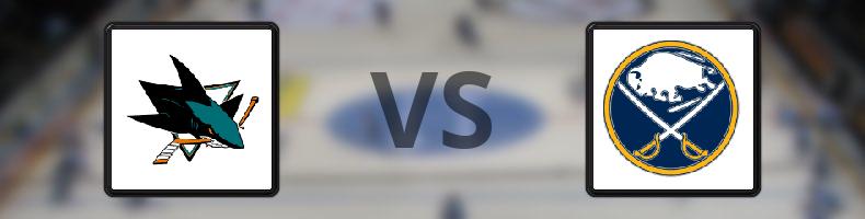 San José Sharks - Buffalo Sabres odds, speltips, resultat i NHL