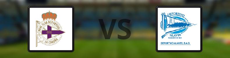 Deportivo La Coruna - Alaves odds, speltips, resultat i La Liga
