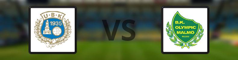 Utsiktens BK - BK Olympic odds, speltips, resultat i Division 1