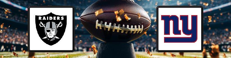 Oakland Raiders - New York Giants odds, speltips, resultat i NFL