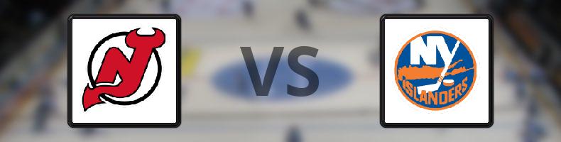 New Jersey Devils - New York Islanders odds, speltips, resultat i NHL
