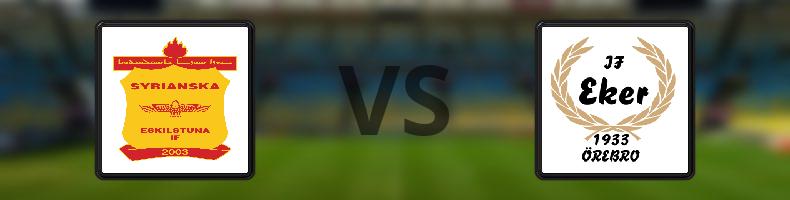 Syrianska Eskilstuna IF - IF Eker Örebro odds, speltips, resultat i Division 2