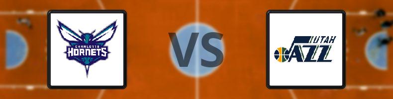 Charlotte Hornets - Utah Jazz odds, speltips, resultat i NBA