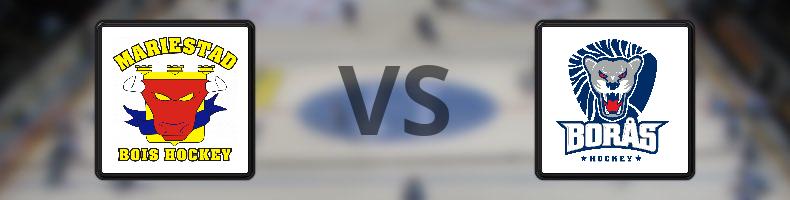 Mariestad - Borås odds, speltips, resultat i HockeyEttan