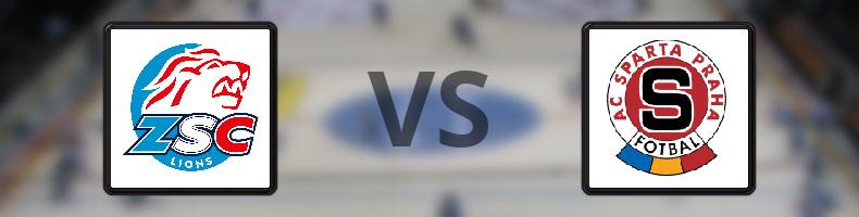 ZSC Lions - Sparta Prag odds, speltips, resultat i CHL