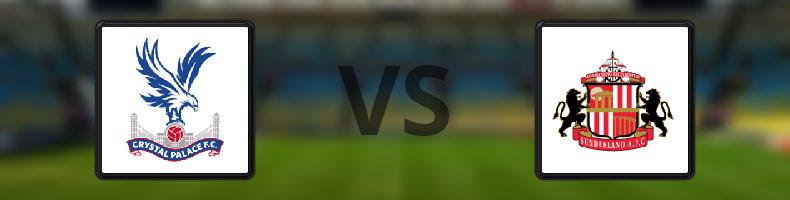 Crystal Palace - Sunderland odds, speltips, resultat i Premier League