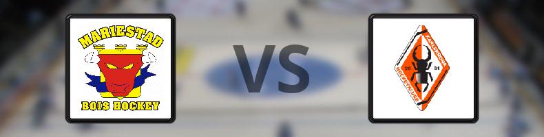 Mariestad - Karlskrona HK odds, speltips, resultat i HockeyEttan