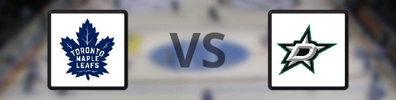 Toronto Maple Leafs - Dallas Stars odds, speltips, resultat i NHL