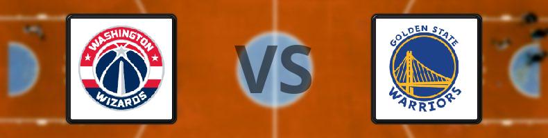 Washington Wizards - Golden State Warriors odds, speltips, resultat i NBA