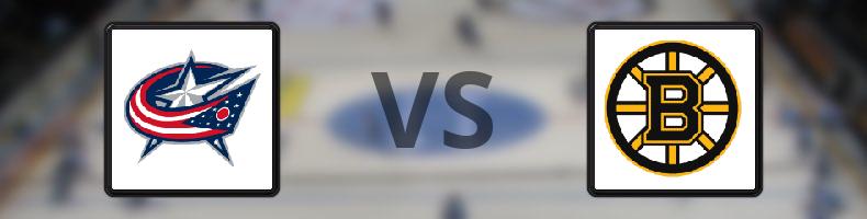 Columbus Blue Jackets - Boston Bruins odds, speltips, resultat i NHL