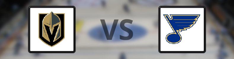 Vegas Golden Knights - St Louis Blues odds, speltips, resultat i NHL