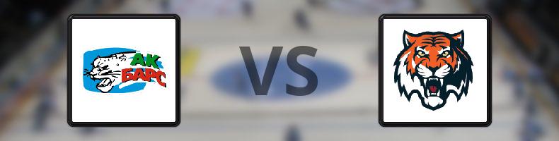 AK Bars Kazan - Amur Chabarovsk odds, speltips, resultat i KHL