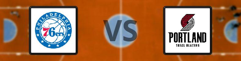 Philadelphia 76ers - Portland Trail Blazers odds, speltips, resultat i NBA