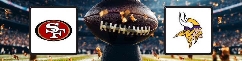 San Francisco 49ers - Minnesota Vikings odds, speltips, resultat i NFL