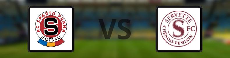 Sparta Prag - Servette odds, speltips, resultat i Champions League damer