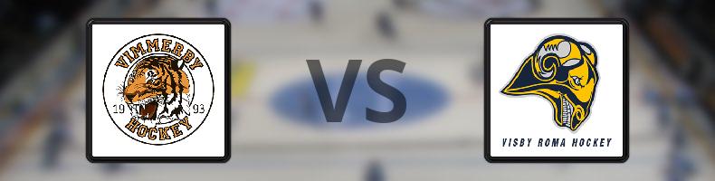 Vimmerby HC - Visby/Roma HK odds, speltips, resultat i HockeyAllsvenskan