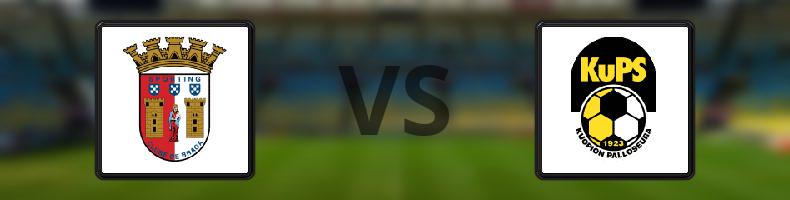 Braga - KuPS odds, speltips, resultat i Conference League