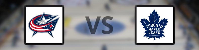 Columbus Blue Jackets - Toronto Maple Leafs odds, speltips, resultat i NHL