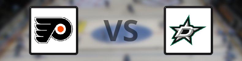 Philadelphia Flyers - Dallas Stars odds, speltips, resultat i NHL