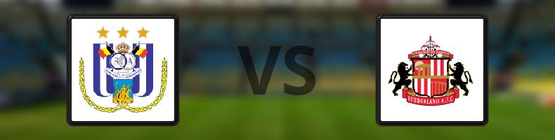 Anderlecht - Sunderland odds, speltips, resultat i Europa League