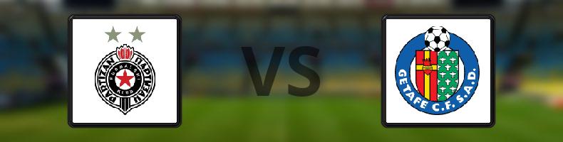 Partizan Belgrad - Getafe odds, speltips, resultat i Conference League
