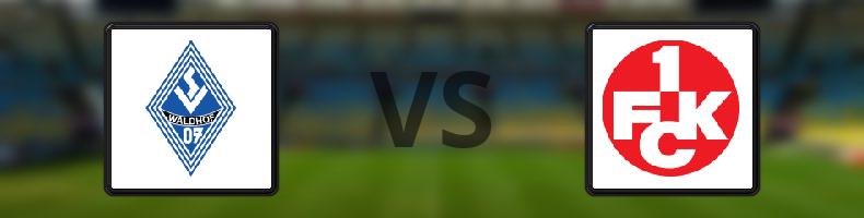 SV Waldhof Mannheim - Kaiserslautern odds, speltips, resultat i Tyska cupen
