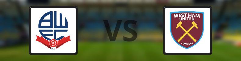 Bolton - West Ham odds, speltips, resultat i EFL Championship