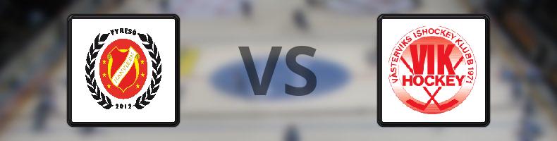 Hanvikens SK - Västerviks IK odds, speltips, resultat i HockeyEttan