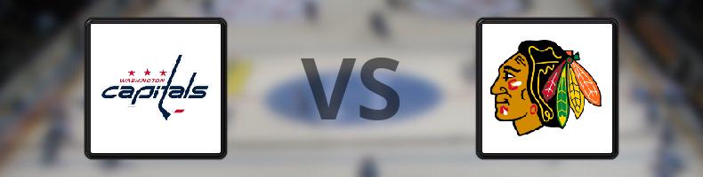 Washington Capitals - Chicago Blackhawks odds, speltips, resultat i NHL
