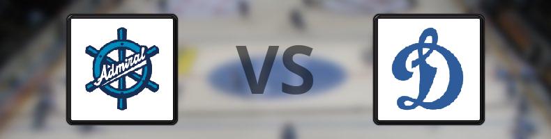 Admiral Vladivostok - Dynamo Moskva odds, speltips, resultat i KHL