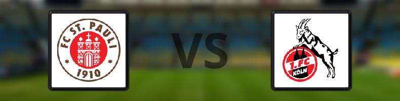FC St. Pauli - FC Köln odds, speltips, resultat i Bundesliga
