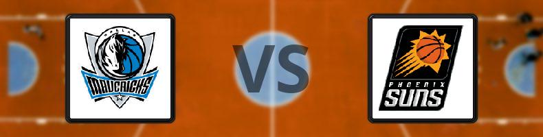 Dallas Mavericks - Phoenix Suns odds, speltips, resultat i NBA