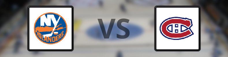 New York Islanders - Montreal Canadiens odds, speltips, resultat i NHL
