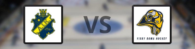 AIK - Visby/Roma HK odds, speltips, resultat i HockeyAllsvenskan