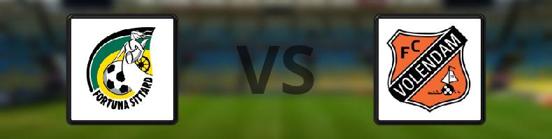 Fortuna Sittard - Volendam odds, speltips, resultat i Eredivisie
