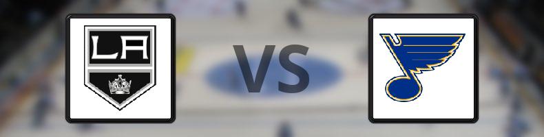 Los Angeles Kings - St Louis Blues odds, speltips, resultat i NHL
