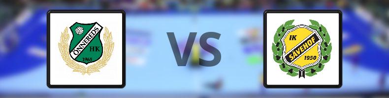 Önnereds HK - Sävehof odds, speltips, resultat i Handbollsligan herrar