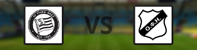 Sturm Graz - OFI Kreta odds, speltips, resultat i Europa League