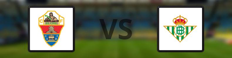 Elche - Real Betis odds, speltips, resultat i La Liga